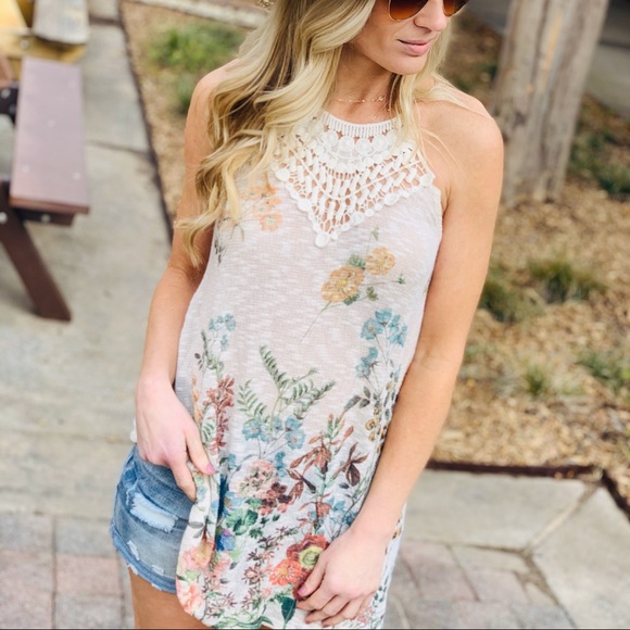 ✨LAST ONE✨SO SWEET CROCHET DRESS-TAUPE - Picture 2 of 8